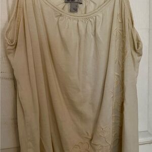 Old Navy Tan Sleeveless Relaxed Blouse